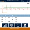 Screenshot of thickness gauge software for Smart UE1