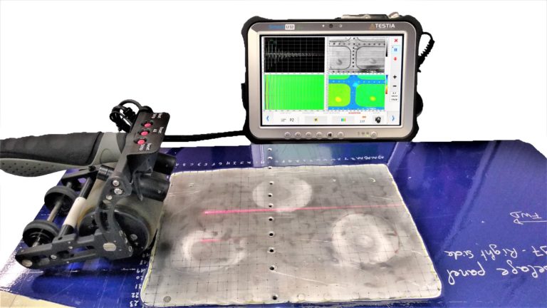 Thickness Measurement on large blended-out areas