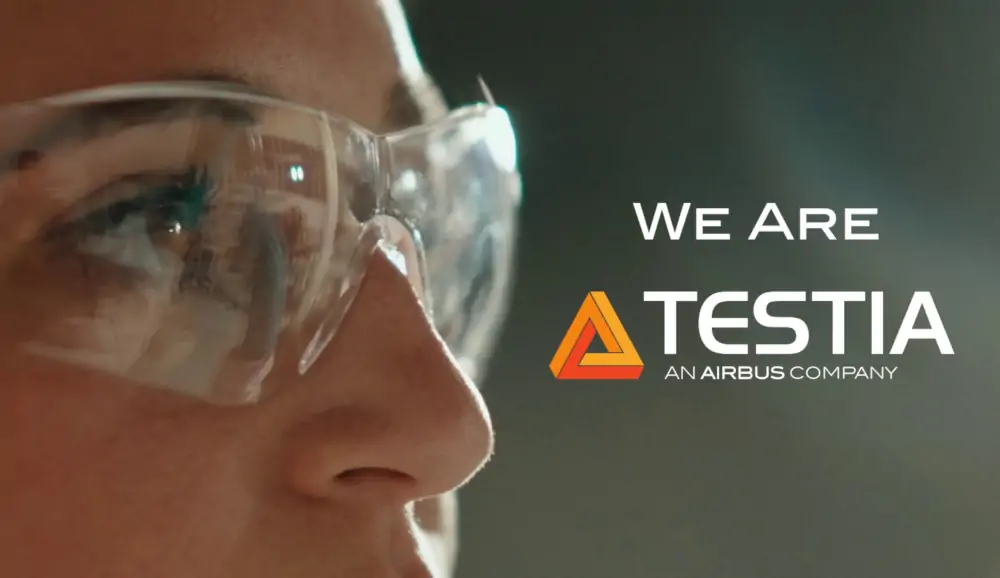 Écran titre de la video « We are Testia »